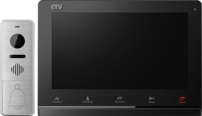 CTV-DP4101AHD B Комплект видеодомофона цв. корпуса - черный