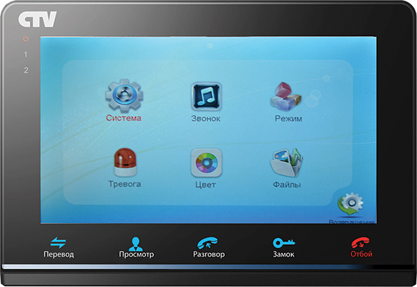 CTV-M2700TM Цветной монитор цв. корпуса - черный